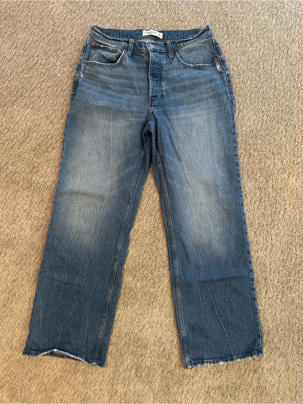 Abercrombie & Fitch The '90s Baggy Low Rise Jeans - Blue - Picture 3 of 4